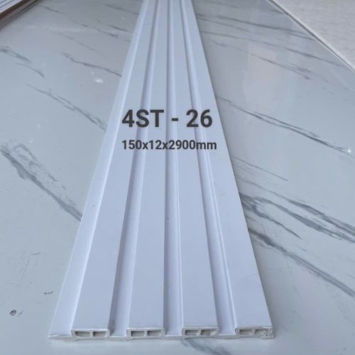 Tấm ốp lam 4 sóng thấp 15cm-12mm-3m HT-26