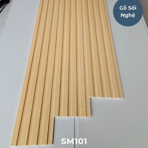 Tấm ốp lam 4 sóng thấp 15cm-12mm-3m HT-SM101