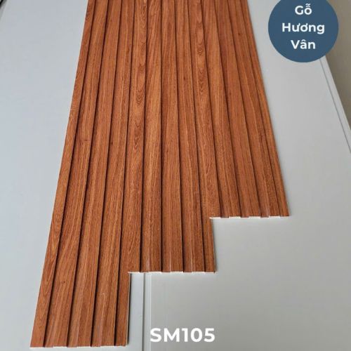 Tấm ốp lam 4 sóng thấp 15cm-12mm-3m HT-SM105