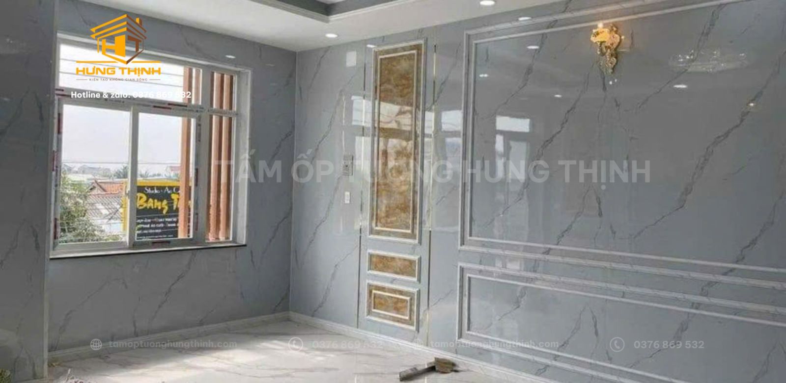 Tấm nhựa PVC Cần Thơ thi công phòng ngủ