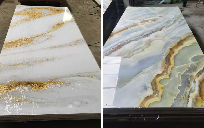Tấm nhựa PVC tráng gương
