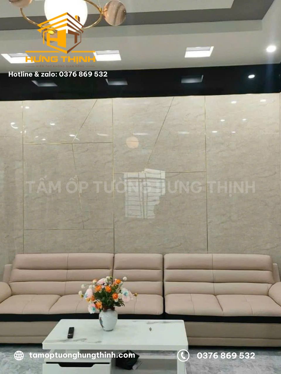 Công trình nhà phố ốp tấm nhựa PVC tại Quận 6