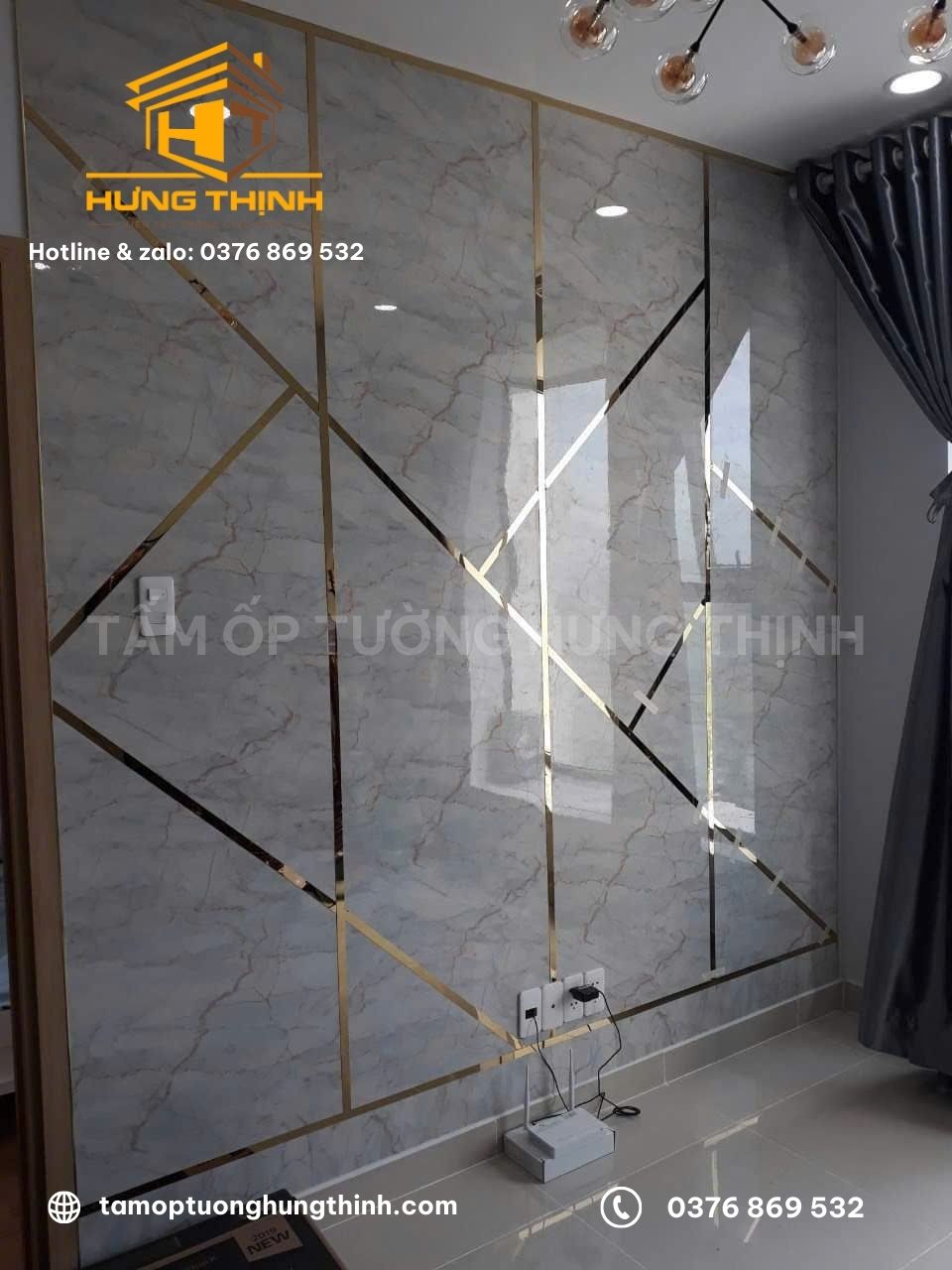 Công trình nhà phố ốp tấm nhựa PVC tại Quận 6