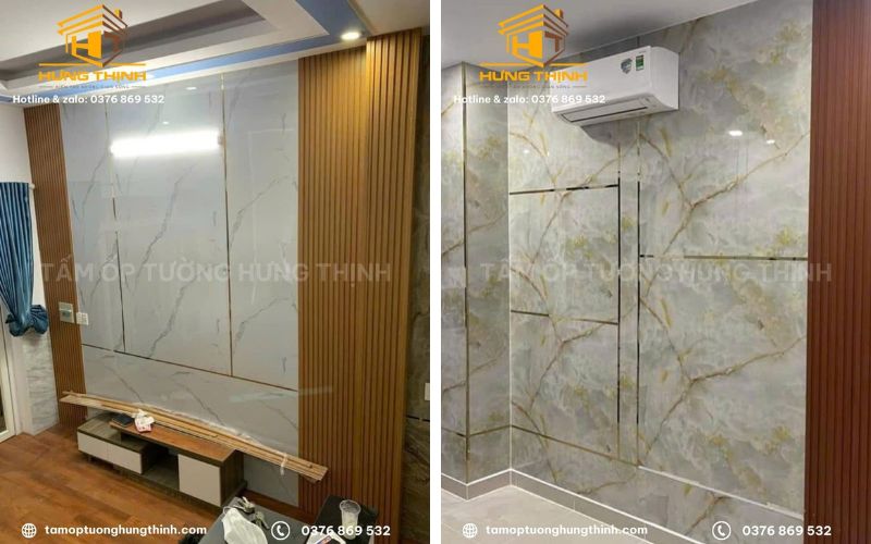 Thi công tấm ốp tường PVC quận 12
